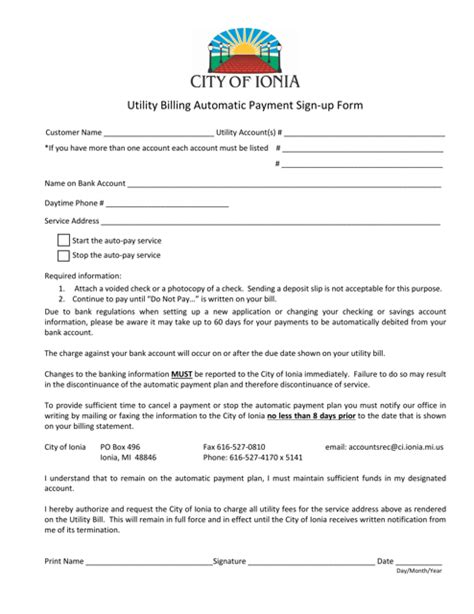 city of ionia water bill